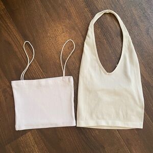 White and Cream Halter bundle